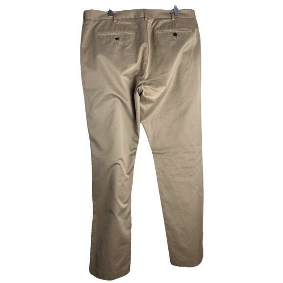 Bonobos Pants Mens Beige Slim Fit Wednesday Flat Front Straight Chino 38x32 - Picture 2 of 11